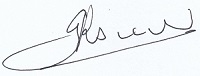 KUSA Secretary's Signature