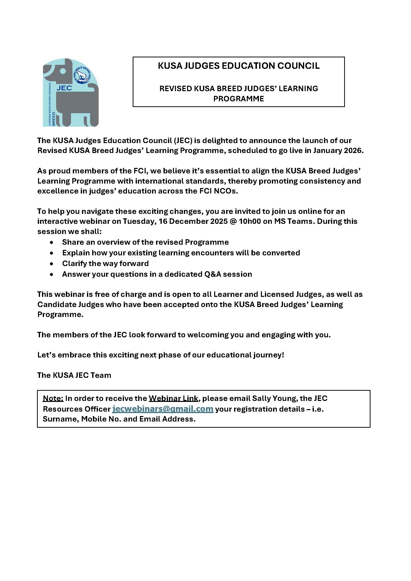 JEC WEBINAR NOTICE   REVISED KBJLP   16 December 2025